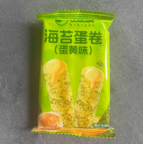 比比赞咸蛋黄鸡蛋卷整箱
