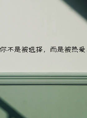 许北生暖心励志文案ins风女装店