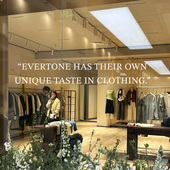 店工作室玻璃橱窗自拍照镜子墙贴 服装 独特品味时尚 简约英文贴纸