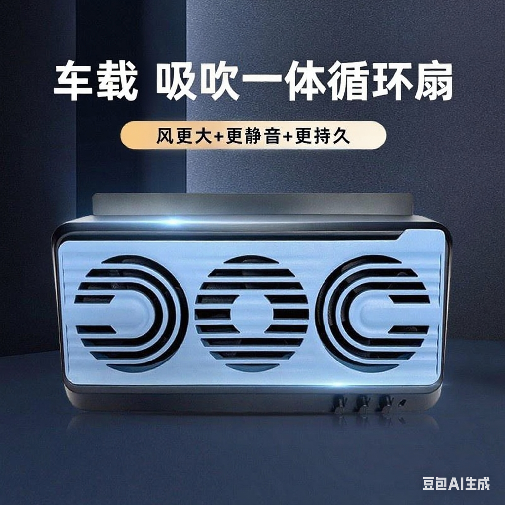 跨境热销车用太阳能排风扇车内抽风排烟汽车排风扇 车载散热神器