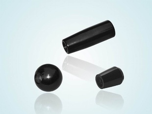 通孔手轮梅花铸铁塑料手球星型波纹五金机械把手 胶木尼龙手柄