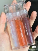 水膜玻璃唇釉叠涂哑光变水光 02新品 韩国Romand透明星空唇蜜00