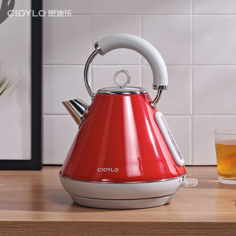 Cidylo/思迪乐 YK868P电热烧水壶家用大容量1.8L泡茶自动断电复古