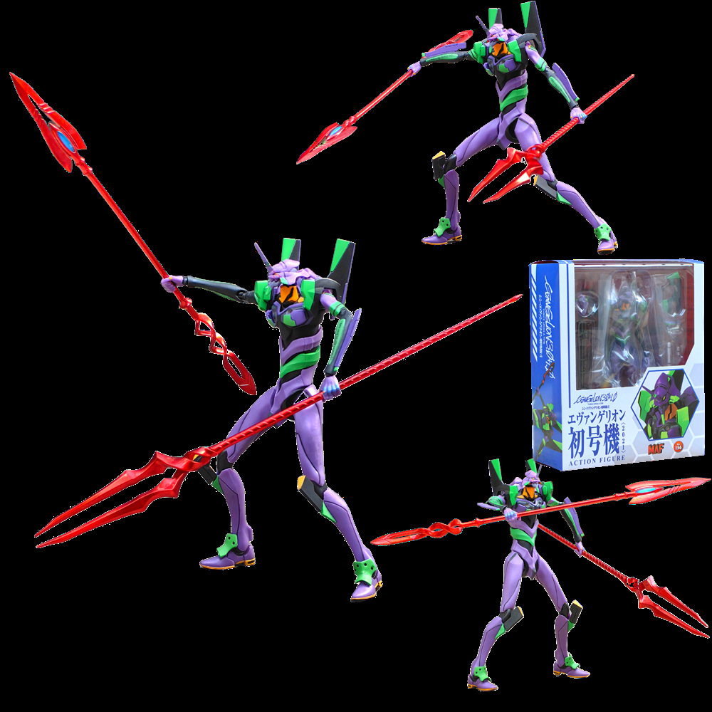 可进化MAFEX080双枪初号机手办关节可动漫模型公仔摆件礼物