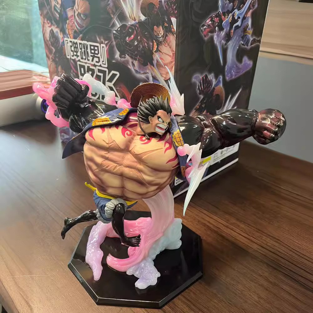 海贼王 尼卡果实草帽路飞弹跳路飞大号模型摆件手办