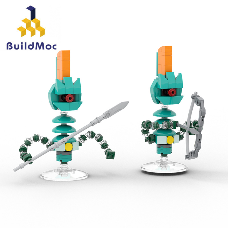 BuildMoc积木The Legend of Zelda塞尔达王国之泪兵队-魔像