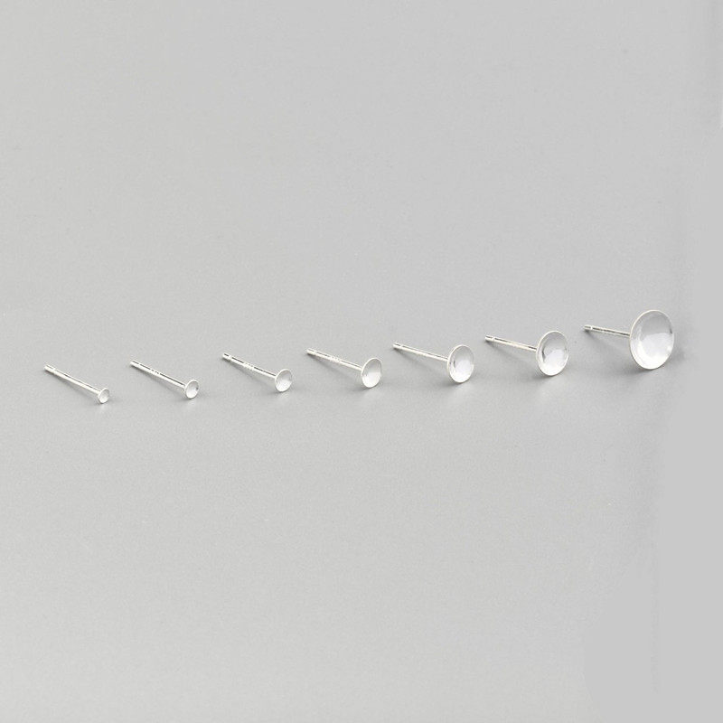 s925银银耳钉托 带托耳针碗针珍珠托耳托托盘圆珠盘diy耳饰配件,饰品/流行首饰/时尚饰品新,其他DIY饰品配件,淘宝优惠券,粉丝福利购,淘宝优惠卷