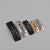 日韩INS风格 网红百搭刘海边夹发夹diy手工夹子配件一字夹BB夹发卡