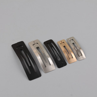 日韩INS风格 网红百搭刘海边夹发夹diy手工夹子配件一字夹BB夹发卡