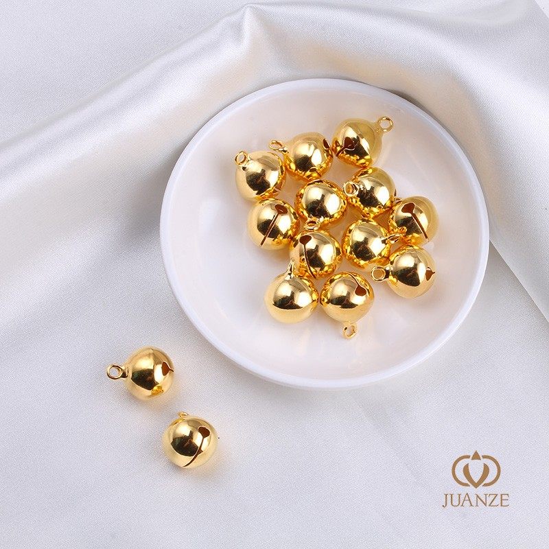 金色铜铃铛 一字圆形铃铛 猫狗铃铛 舞蹈铃铛  宠物铃铛 diy铃铛