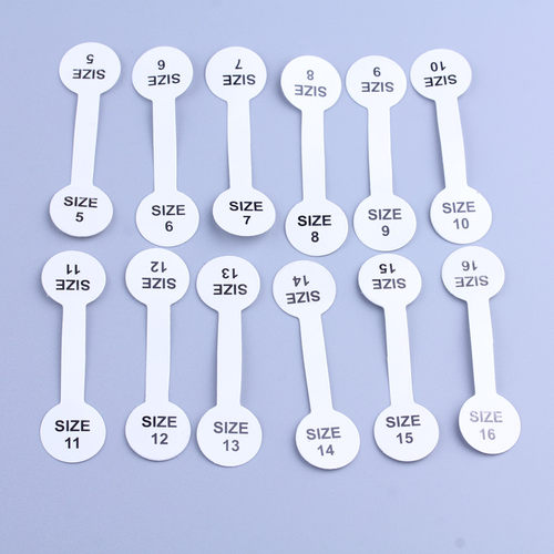 不干胶戒指标签饰品diy工具价签