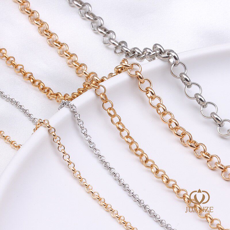 项链素链不锈钢圆链diy配件链条