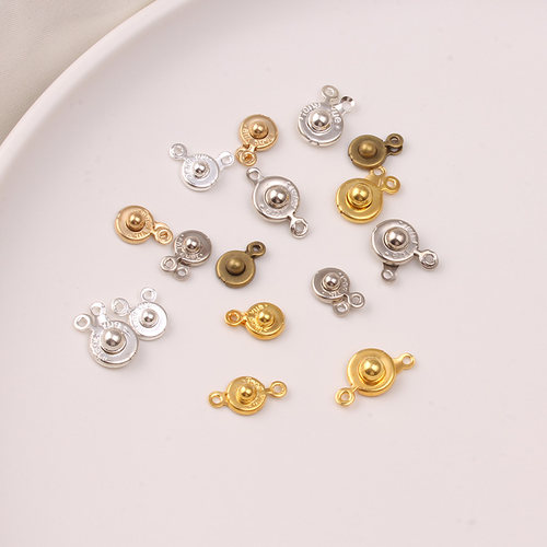 项链收尾串珠按扣手工材料