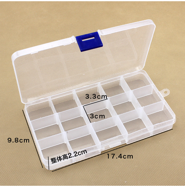 透明串珠饰品材料收纳盒