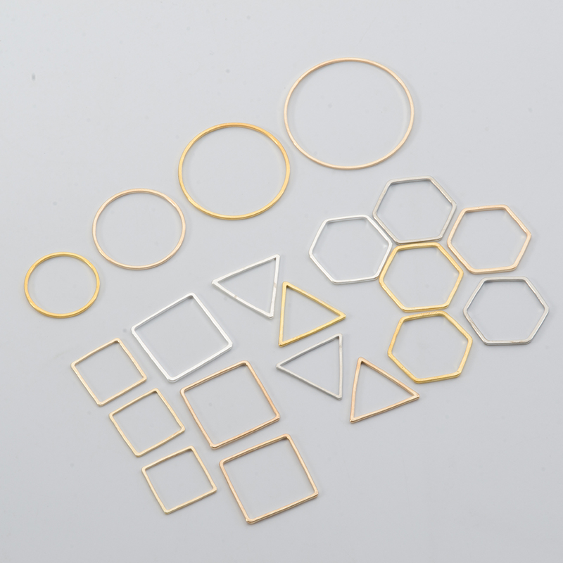 diy集合极简铜料手工制作耳环