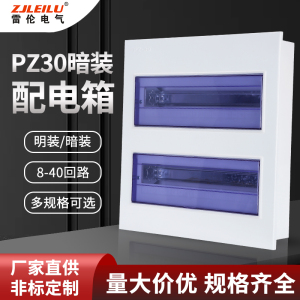 新型暗装回路箱加厚强电照明
