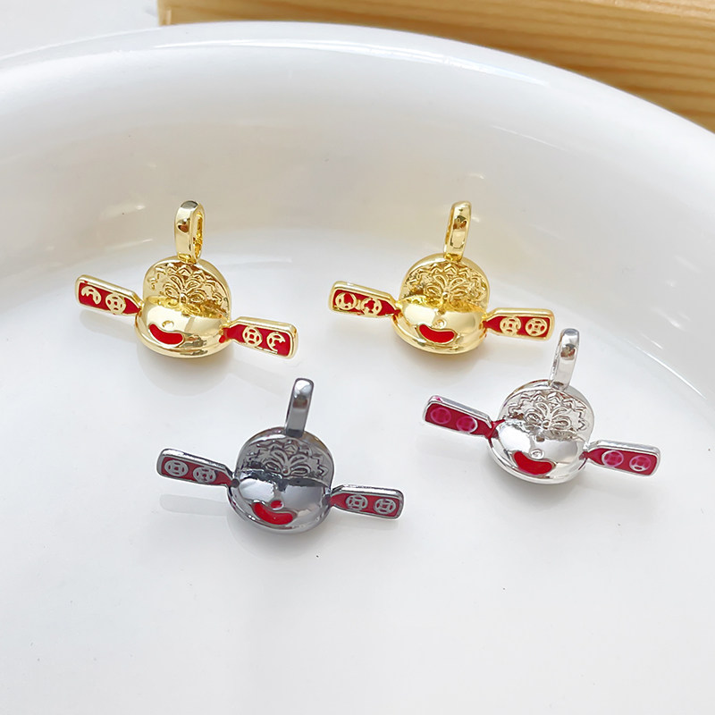 真金电镀保色包金财神帽DIY手工饰品手链项链资质巴洛克插针配件,饰品/流行首饰/时尚饰品新,其他DIY饰品配件,淘宝优惠券,粉丝福利购,淘宝优惠卷