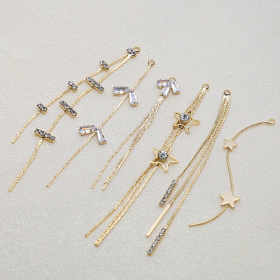 五角星配件饰品配件微镶锆石