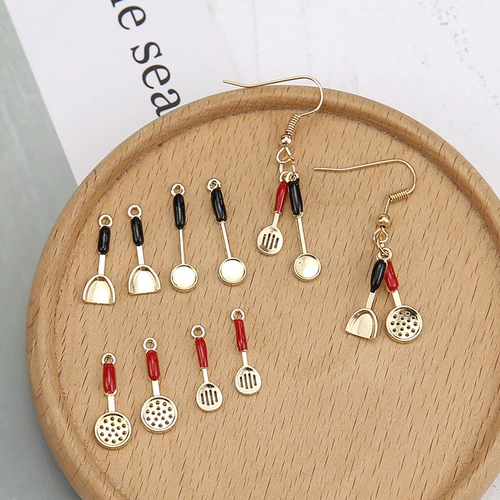 Металлический аксессуар с аксессуарами ручной работы, кухонная утварь, ложка, подвеска, серьги, «сделай сам»