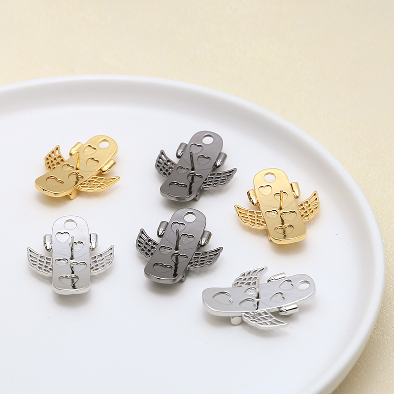 怪兽精灵底座插针材料铜镀真金