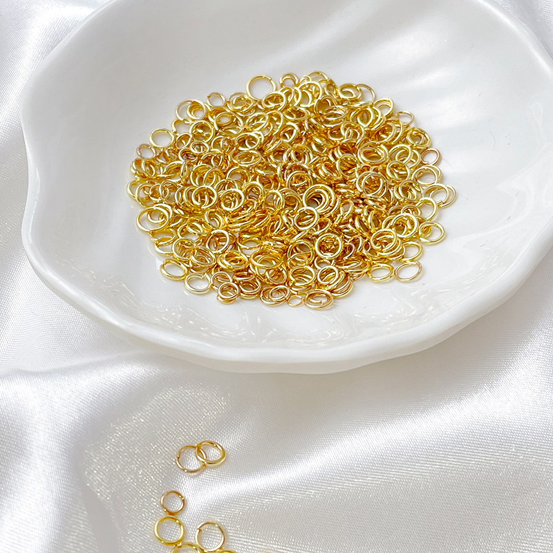 18k包金保色镀真金开口单圈连接圈圆圈开口圈耳环耳坠材料,饰品/流行首饰/时尚饰品新,其他DIY饰品配件,淘宝优惠券,粉丝福利购,淘宝优惠卷