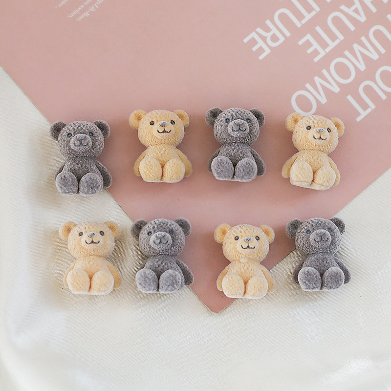 公仔立体韩版植绒手工饰品配件