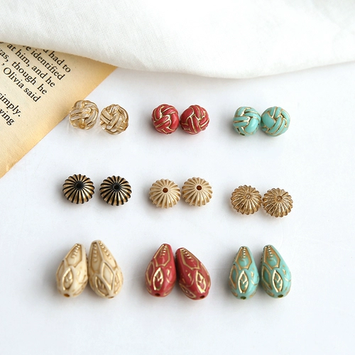 Ретро антикварные бусины, аксессуар, аксессуары, серьги ручной работы, DIY