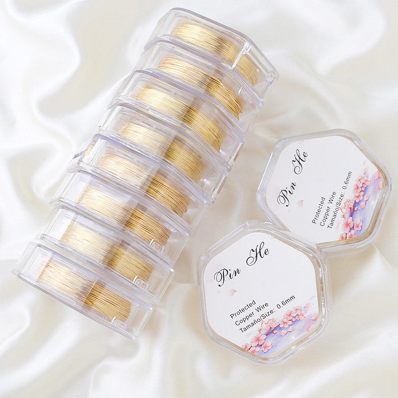 18k铜丝绕线真金电镀饰品配件