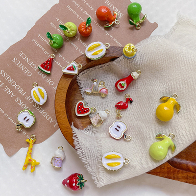 合金滴油可爱挂件DIY手链配