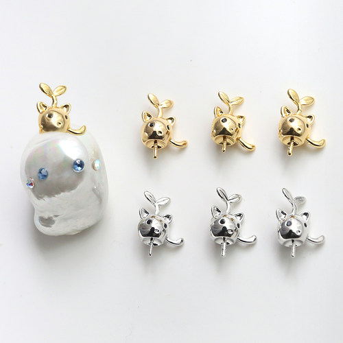 镀金可爱猫咪帽子巴洛克阿飘diy