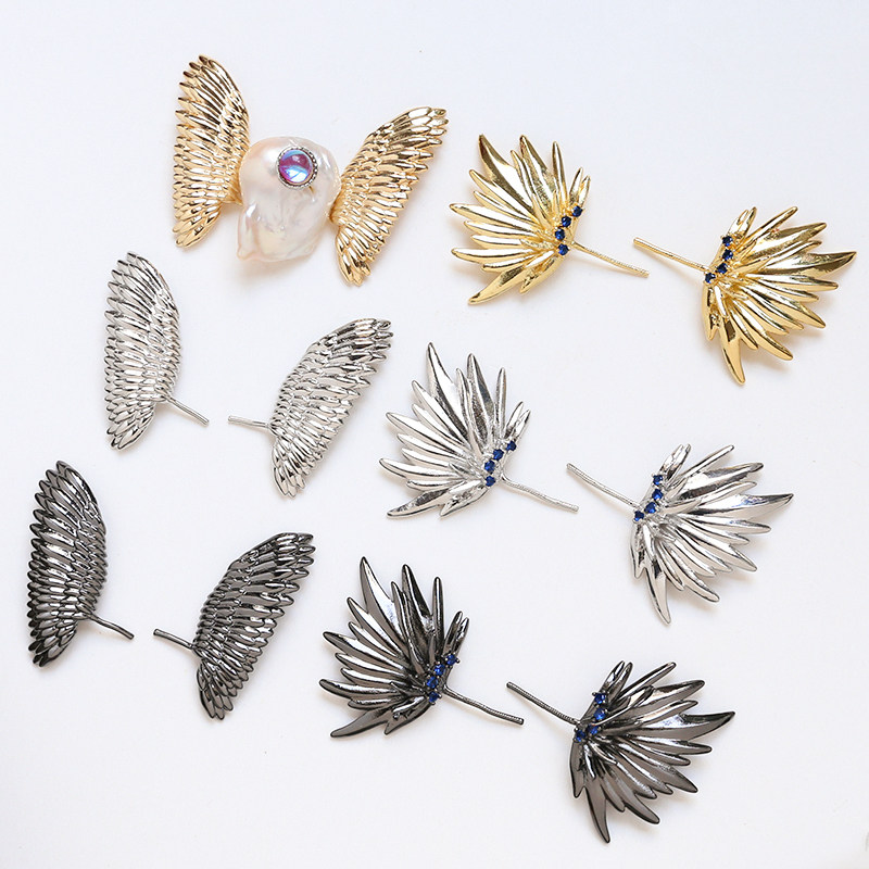 铜镀真金保色阿飘翅膀DIY手工巴洛克自制饰品插针配件材料,饰品/流行首饰/时尚饰品新,其他DIY饰品配件,淘宝优惠券,粉丝福利购,淘宝优惠卷