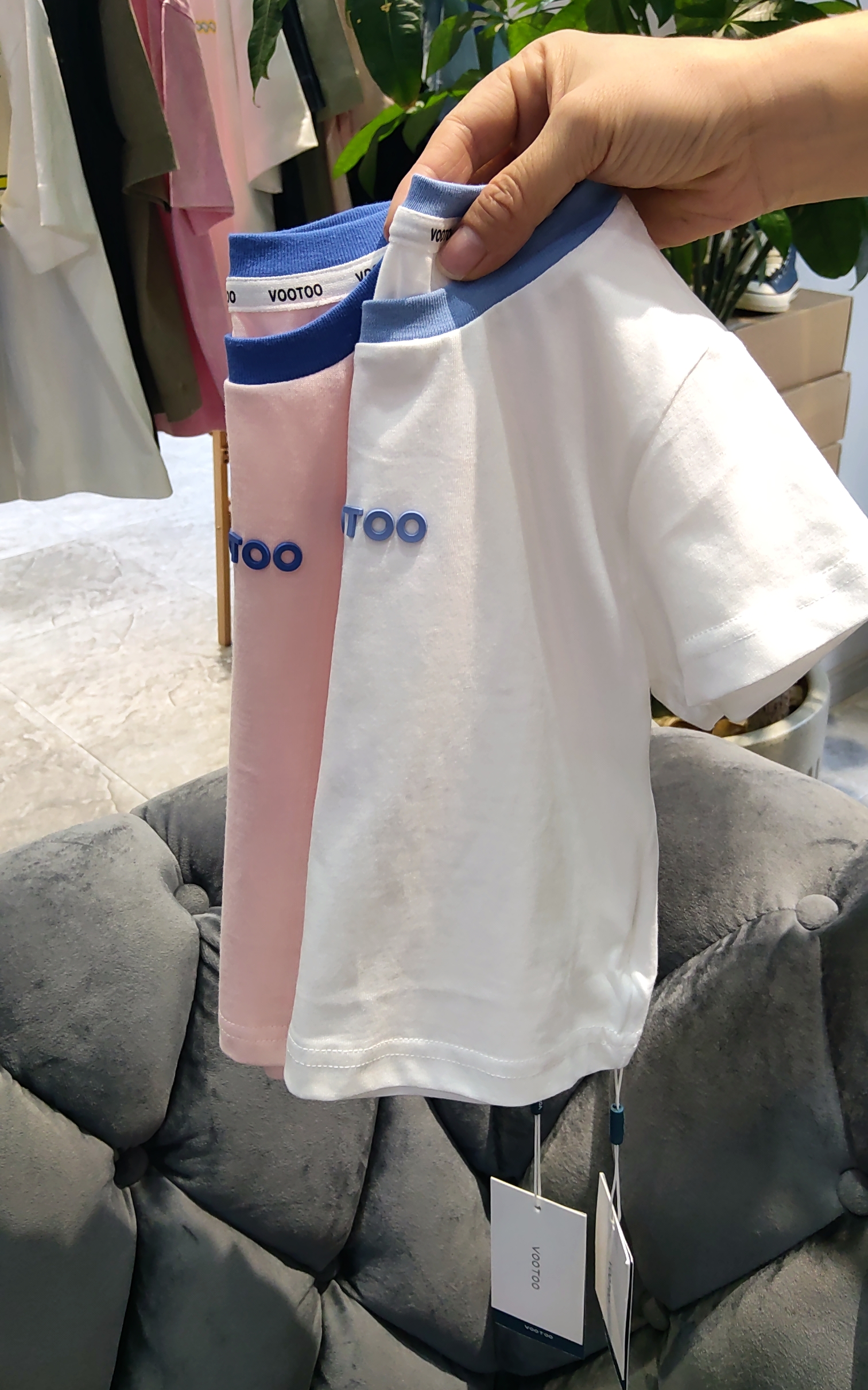 小童品牌VOOTOO童装实体店断码捡漏男女童薄款短袖T恤M83102