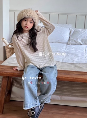 宝儿吖BY22626超薄针织打底上衣童装实体店奕佳潮童馆现货