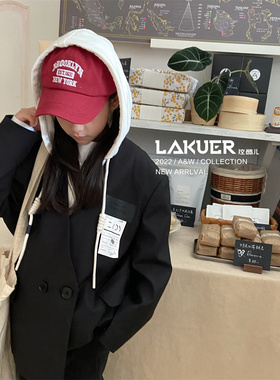 波啦家LAKUER拉酷儿MQ7818个性原创两件套休闲西装外套实体店现货