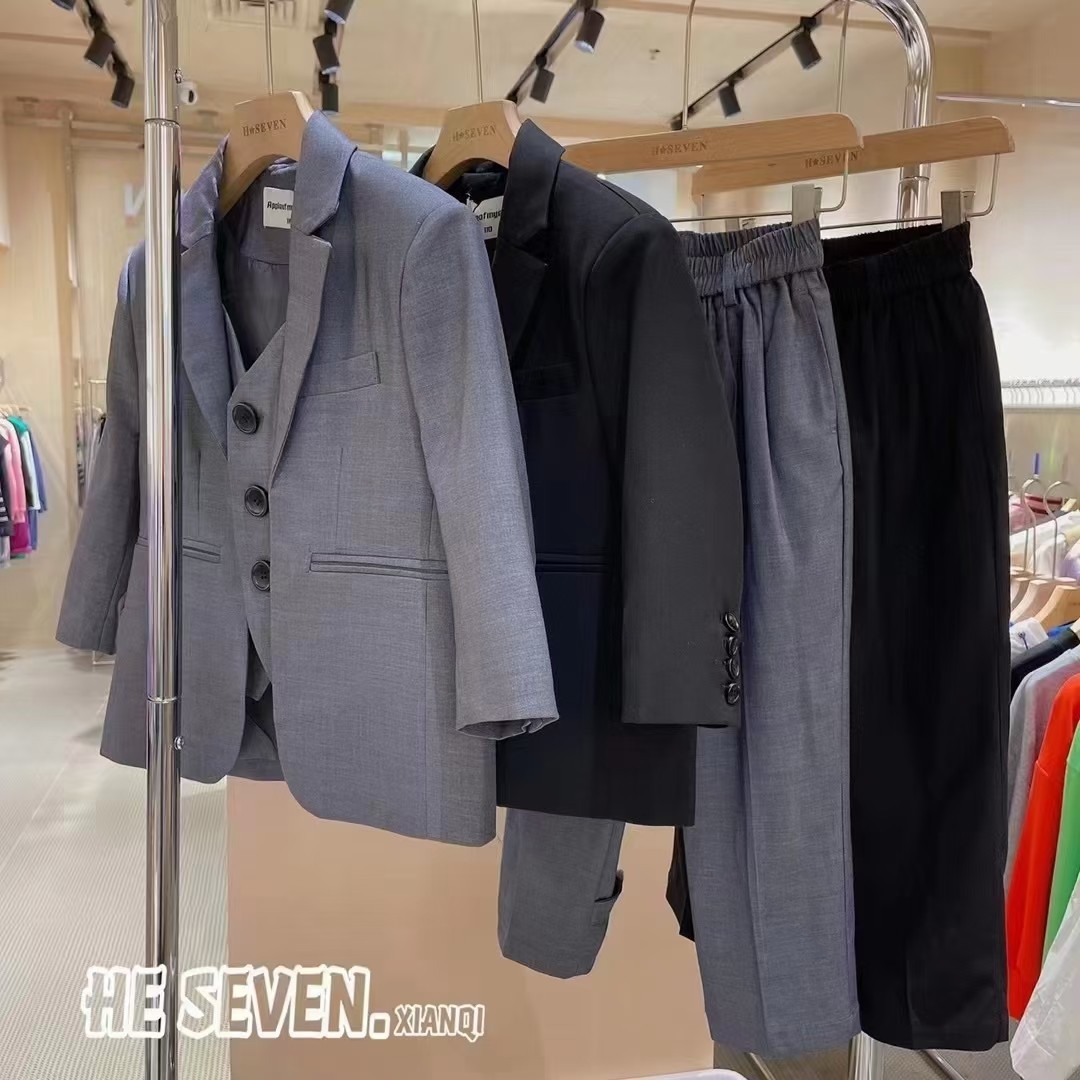 APPLEOFMYEYE凹末XZ233KZ266西装套装童装实体店奕佳潮童馆现货