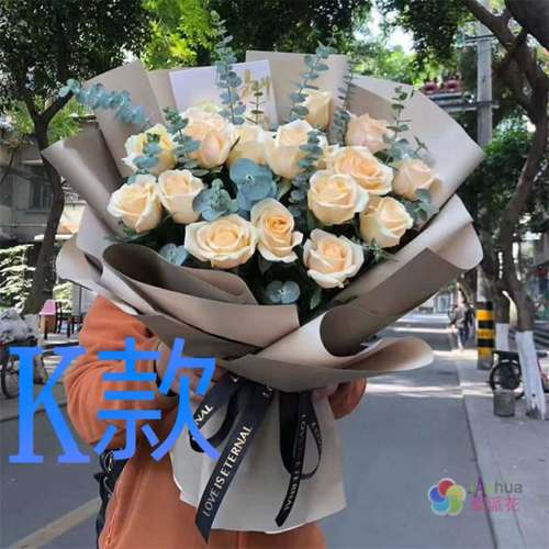 生日周年粉玫瑰安徽阜阳花店送花阜南县颍上县界首市同城鲜花快递