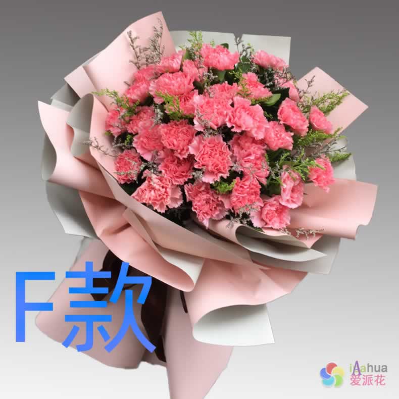 生日康乃馨河北石家庄订花店送花深泽县赞皇县无极县同城鲜花快递