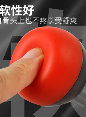 筋膜枪头配件按摩头替换头按摩颈膜枪部件硅胶头 圆头黑色