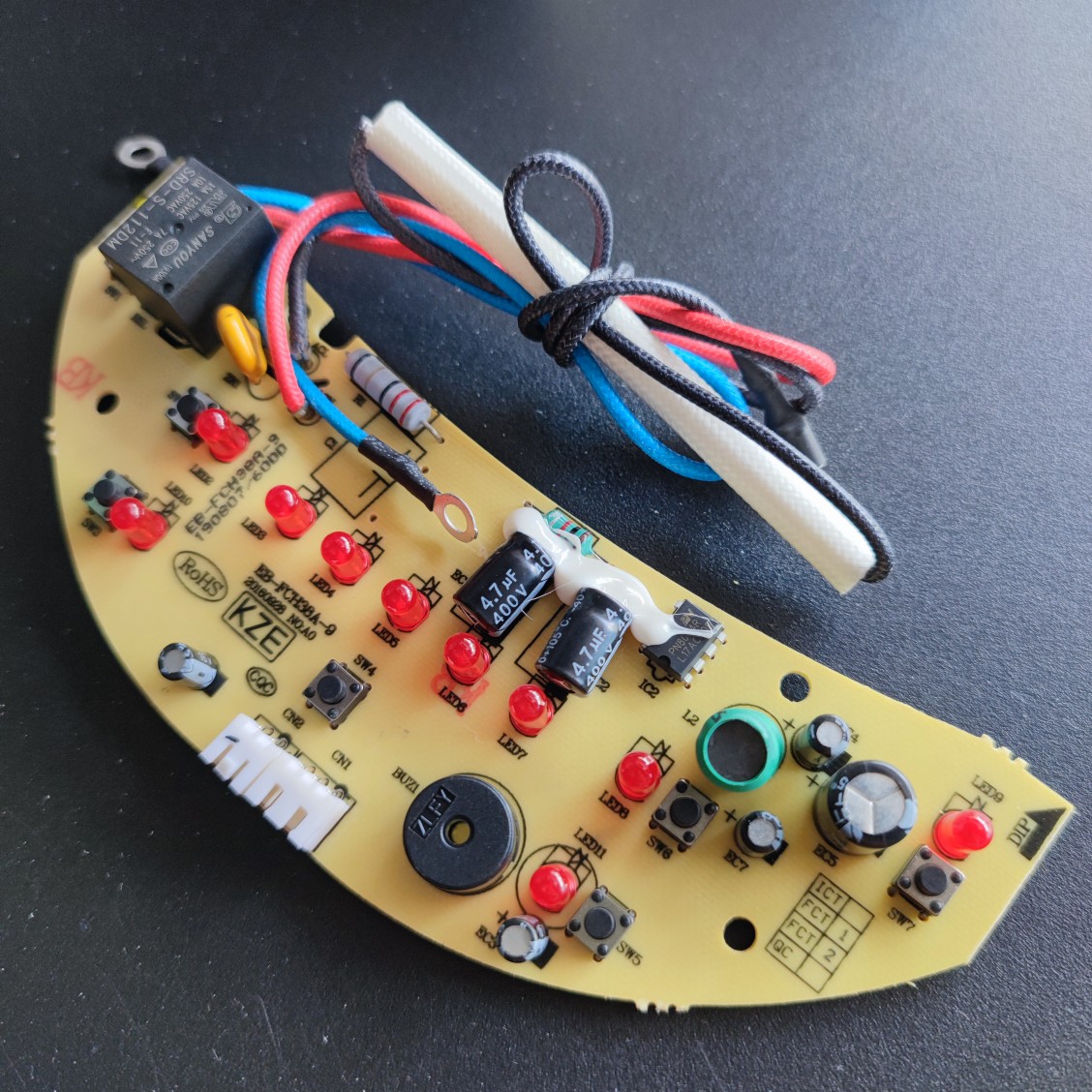 MD电饭煲配件电源按键EB-FCH38A-7控制板显示板 MB-WFD3016带喇叭