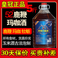 正宗 52度雷龙老酒鹿鞭玛咖酒 多鞭酒人参酒牡蛎酒枸杞男士酒5斤