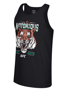 MMA综合格斗UFC自由搏击 康纳-麦格雷戈(嘴炮)老虎纯棉运动背心