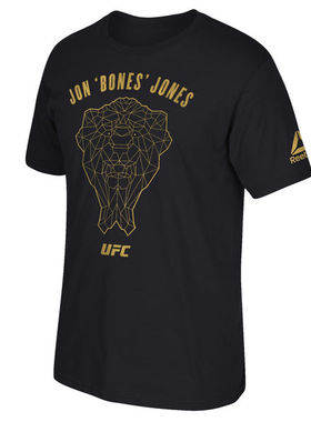 MMA综合格斗UFC197男士锐步乔恩-琼斯（骨头）动物短袖T恤