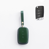 适配大众途观高尔夫探歌途岳速腾斯柯达真皮钥匙包手工定制钥匙套