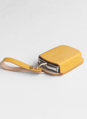 适用沃尔沃XC60 XC90 S60 XC40真皮手工钥匙包高端汽车钥匙套精致