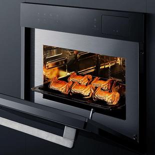 美. R3J家用微波炉蒸箱烤箱三合 BG3405W智能微蒸烤一体机嵌入式