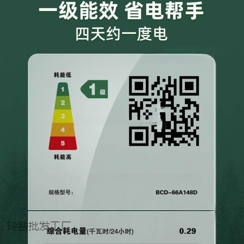 冰箱家用双门小型二人迷你冰柜冷冻冷藏宿舍租房单人其它直冷现货