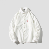 春季青少年长袖休闲宽松外套大码印花衬衫T恤衬衣/2280P30，男装T恤，电商A012