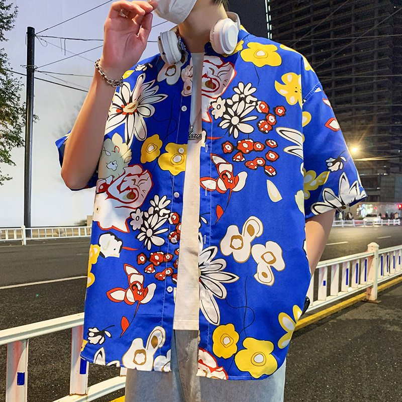 夏新款男大码短袖打底衫宽松T恤百搭印花体恤/7106p35，男装T恤，电商A012