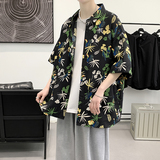 夏新款男大码打底衫宽松短袖T恤百搭印花体恤/7107p35，男装T恤，电商A012