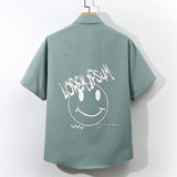 夏季男大码打底衫宽松短袖T恤百搭印花体恤/D7085p27，男装T恤，电商A012